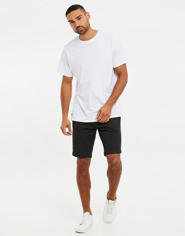 Coupe slim Pantalon chino 'Northsea' Threadbare en noir