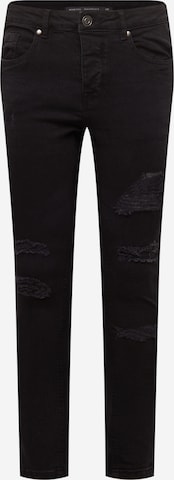 BRAVE SOUL Skinny Jeans in Zwart: voorkant