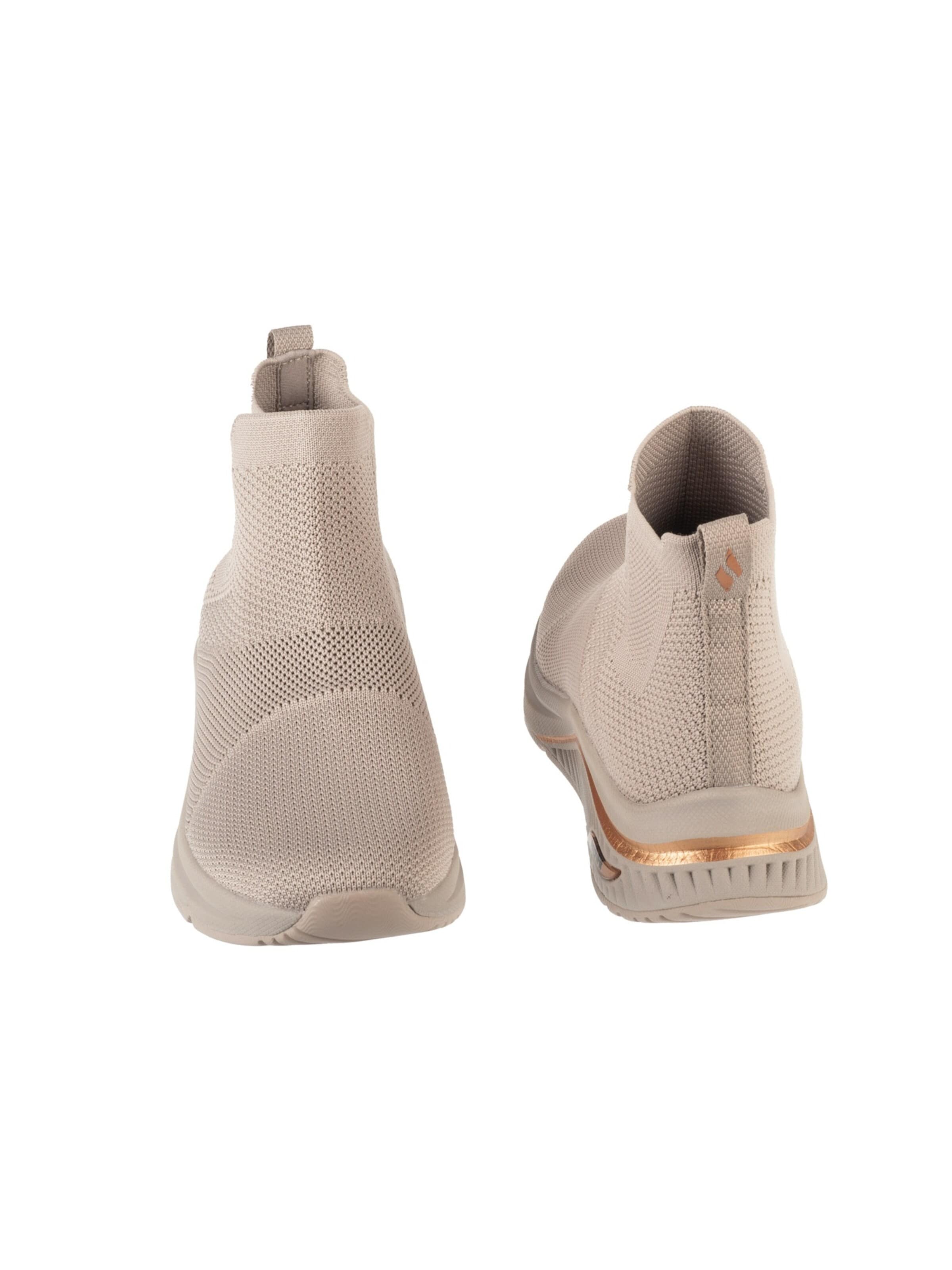 SKECHERS Sports shoe 'Skechers Arch Fit S-Miles - Sock Walk' in Beige