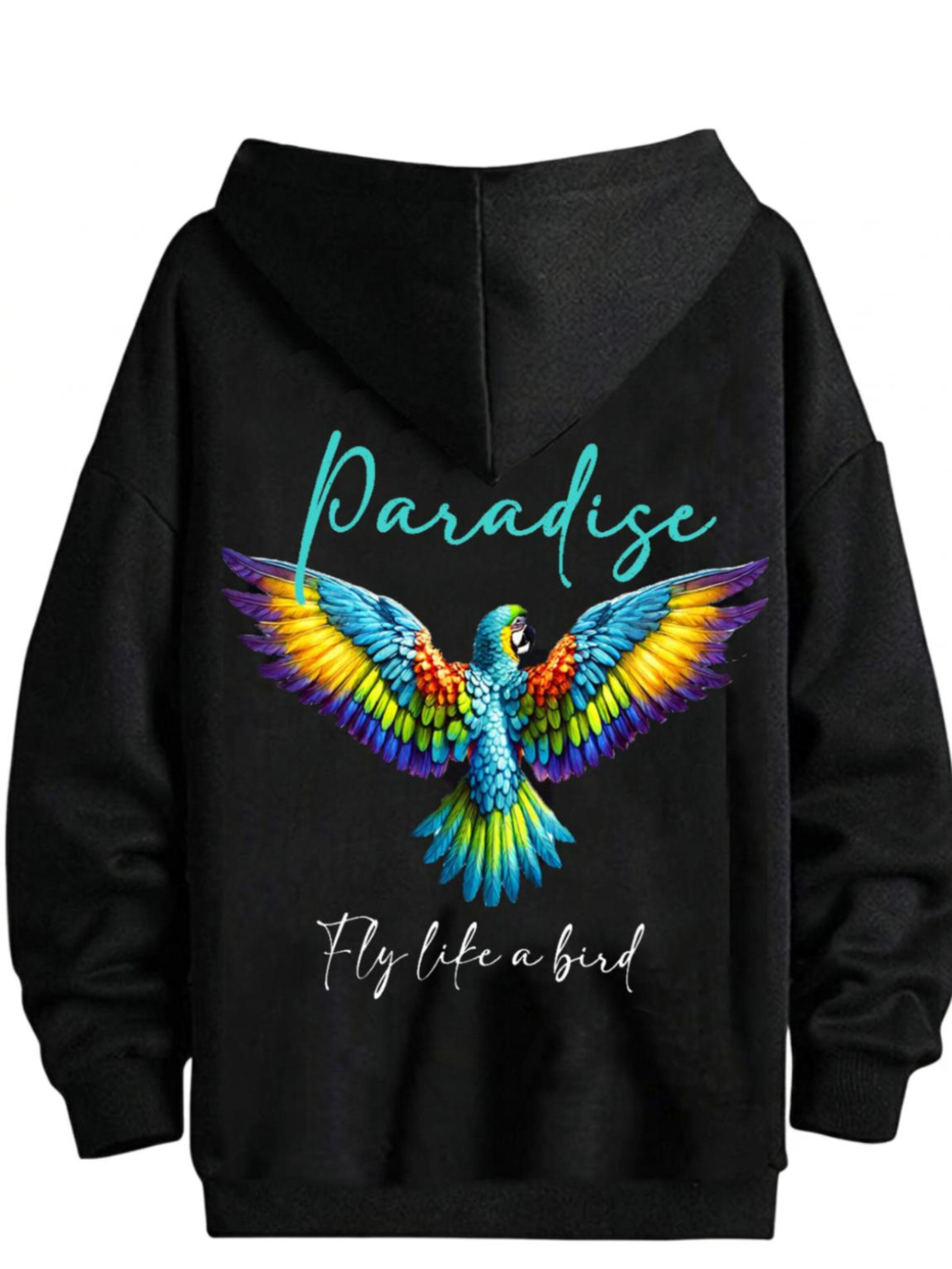 RMK Sweatshirt 'Paradise'‌‌ in Schwarz