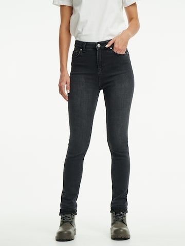 WEM Fashion Skinny Jeans 'Elsa' in Grey: front