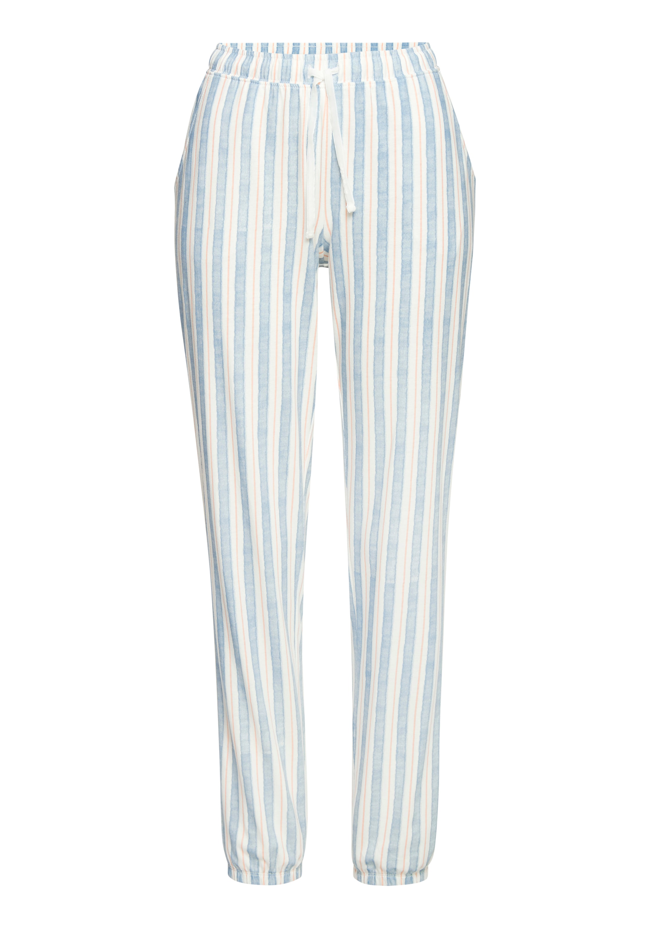 VIVANCE Pyjamahose in Blau: Vorderseite