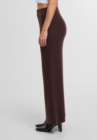 Another Cotton Lab Wide Leg Hose 'Another' in Braun