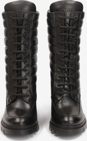 Kazar Lace-Up Ankle Boots in Black