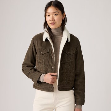 LEVI'S ® Демисезонная куртка 'Original Sherpa Trucker' в Зеленый