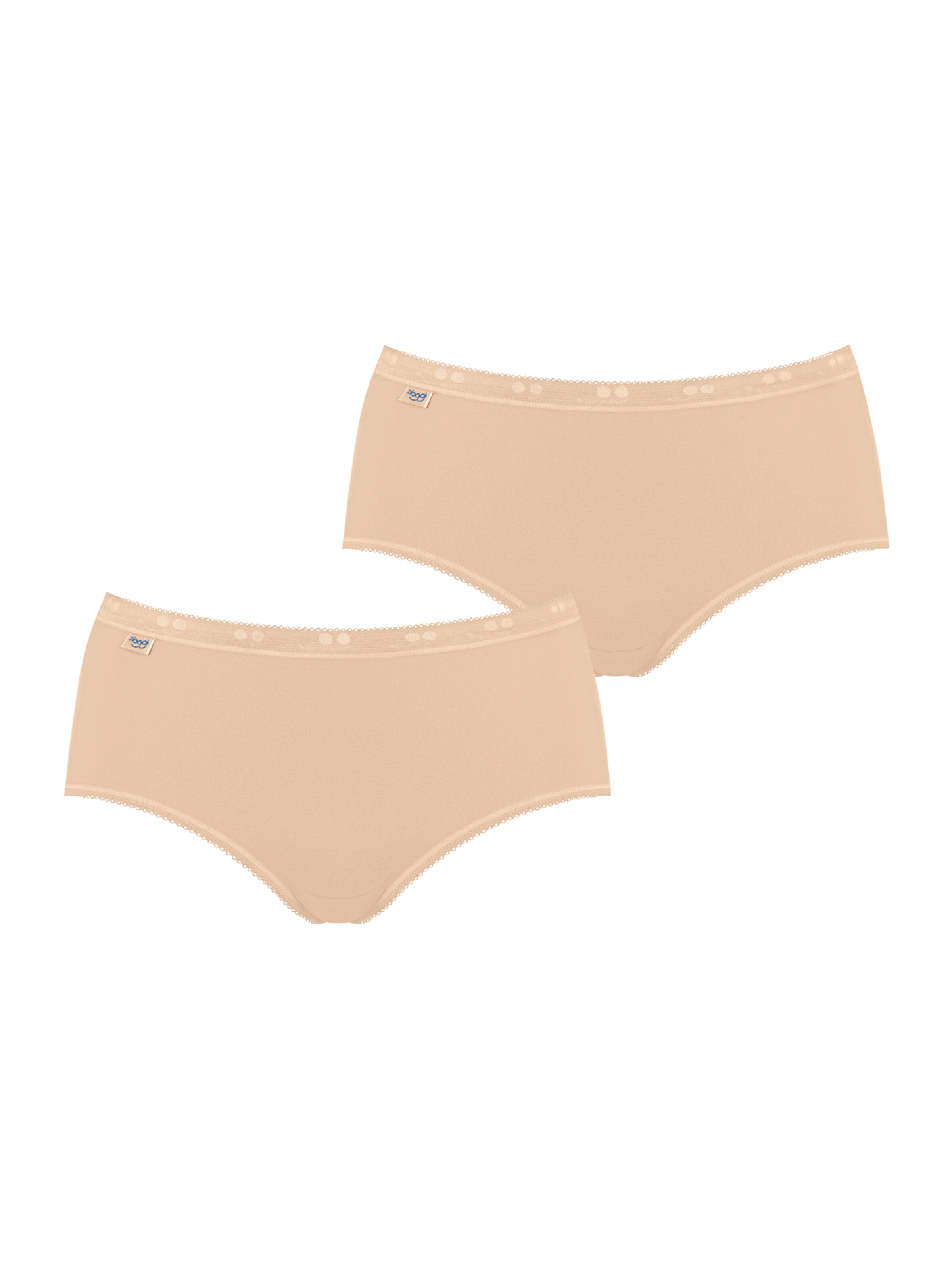 SLOGGI Midislip ' Basic+ ' in Beige: Vorderseite