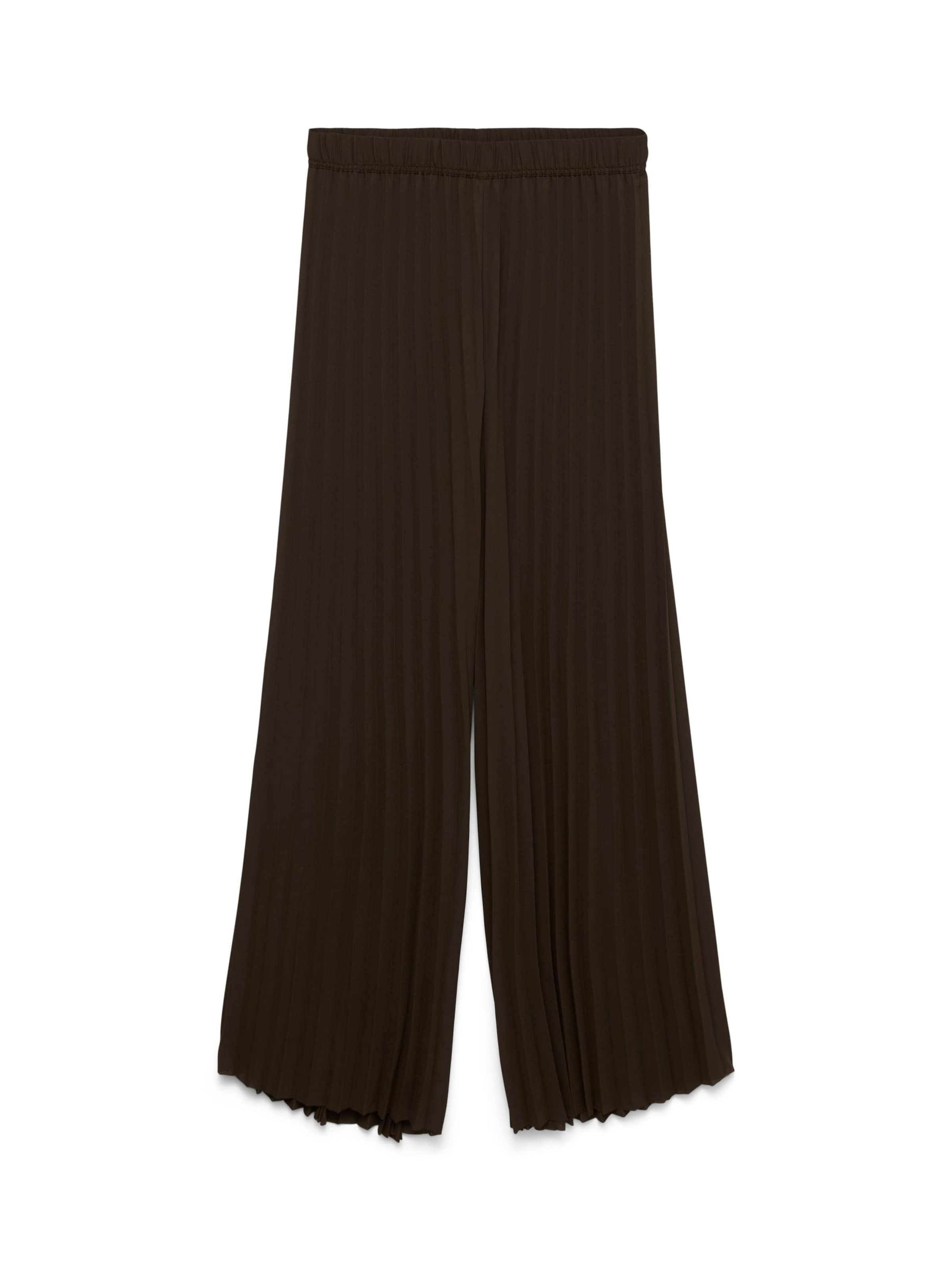 Vero Moda Curve Regular Pants in Brown: front