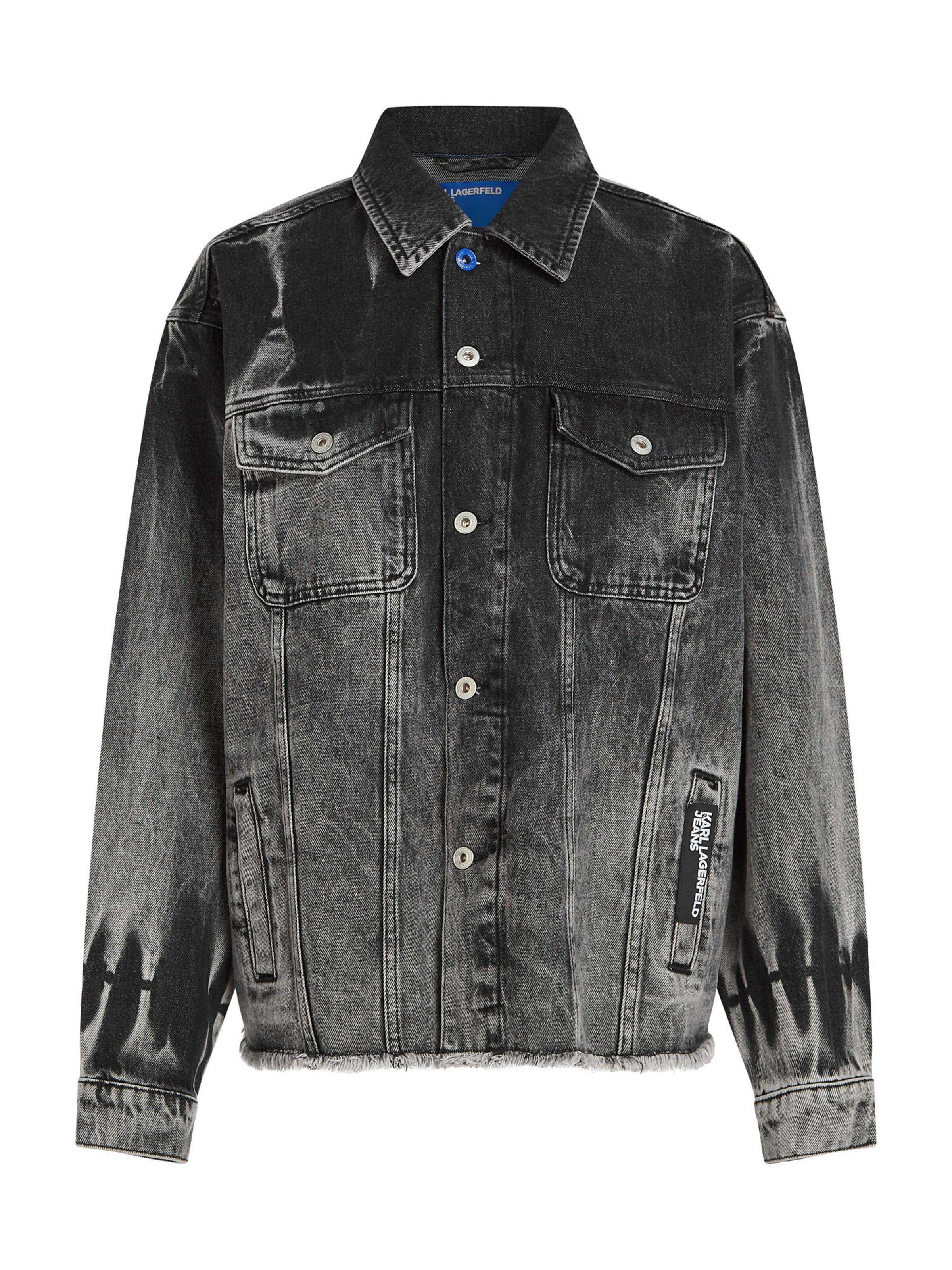 KARL LAGERFELD JEANS Between-season jacket in Black: front