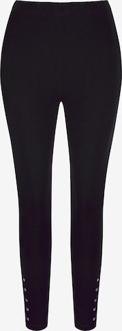 Skinny Pantalon Ulla Popken en noir : devant