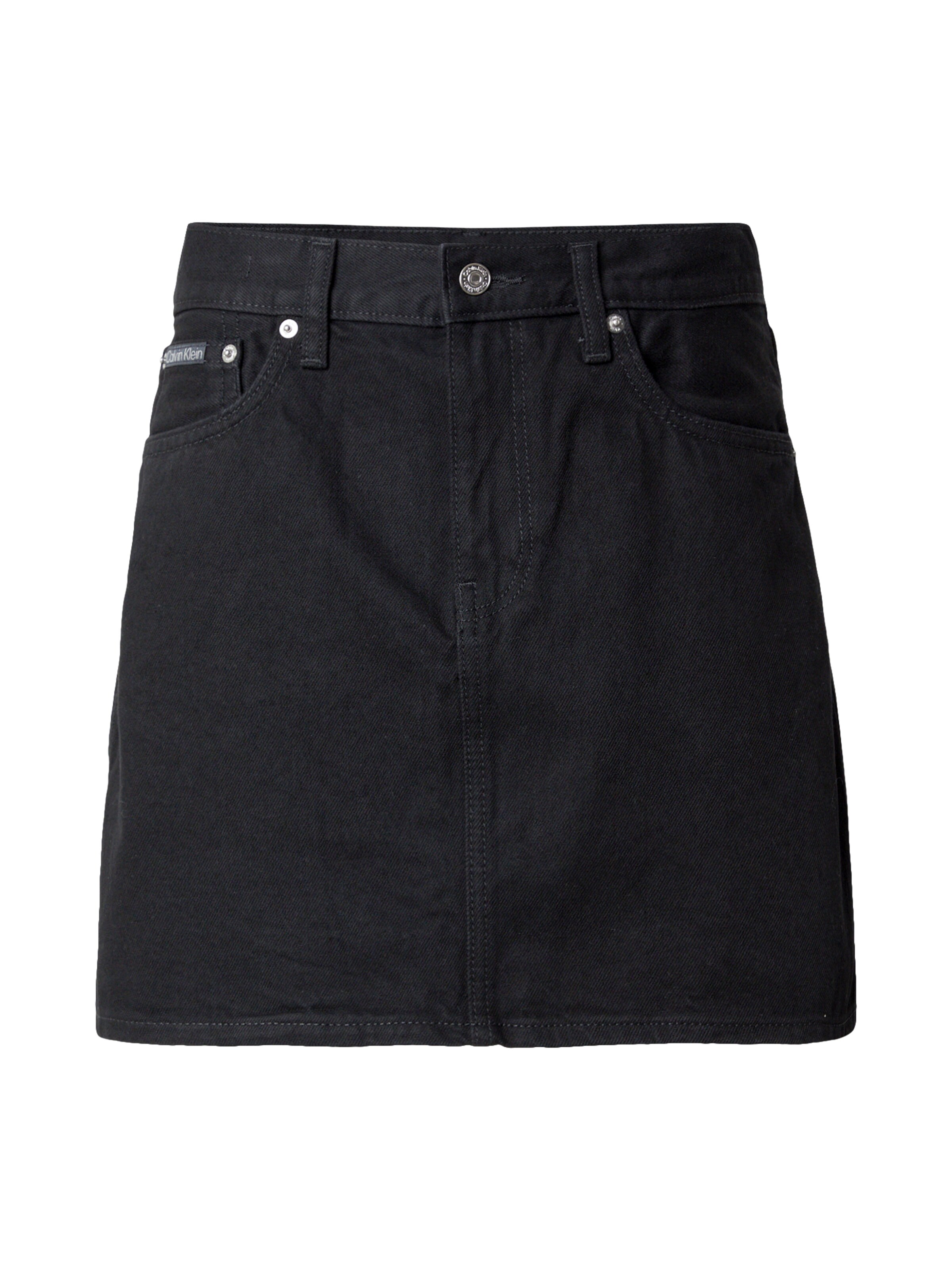 Calvin Klein Jeans Rok 'Hero' in Zwart: voorkant