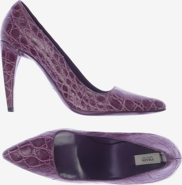 PRADA Pumps 36,5 in Lila: Vorderseite