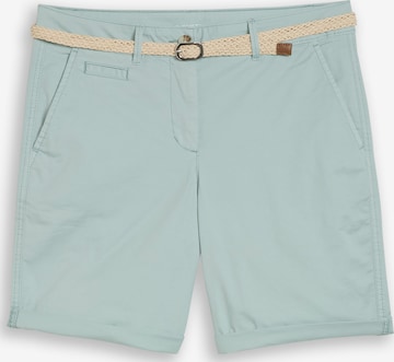 Pantalon chino TOM TAILOR en bleu : devant