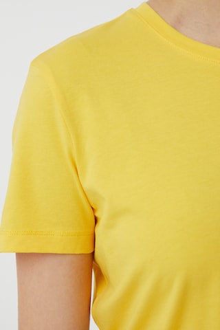 Finn Flare Shirt 'Basic' in Gelb