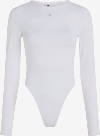 Tommy Jeans Shirt Bodysuit in White: front