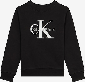 Calvin Klein Jeans Суичър в черно: отпред