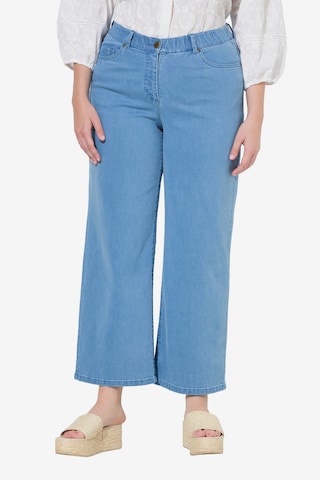 Ulla Popken Wide Leg Farkut värissä sininen: etupuoli