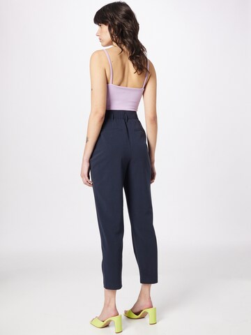 Warehouse Tapered Pleat-front trousers in Blue