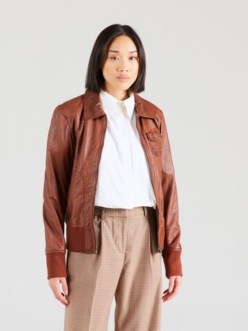 OAKWOOD Between-Season Jacket 'GIRL' in Brown: front