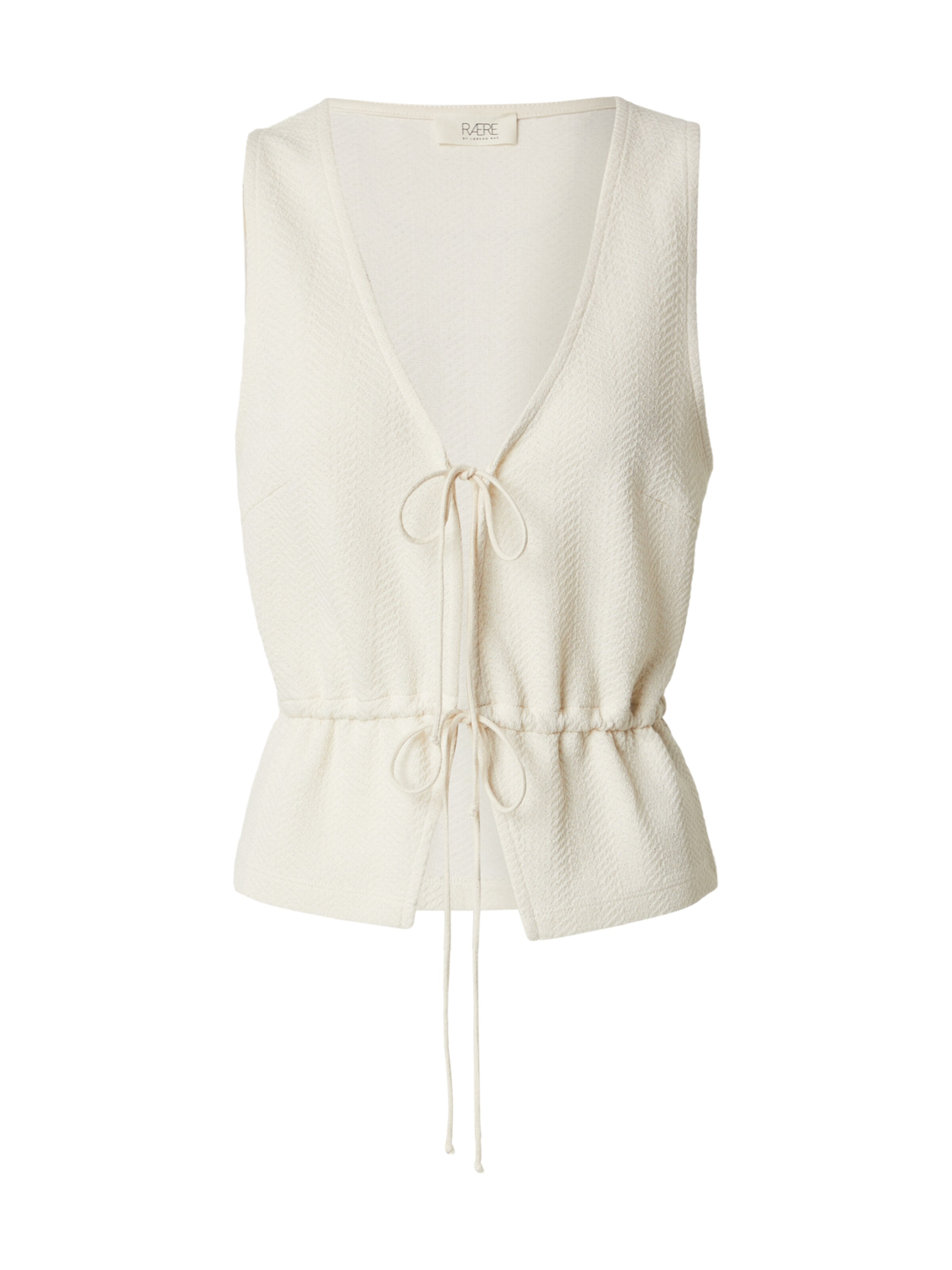 RÆRE by Lorena Rae Top 'Eve' v velikosti XS  | bela barva, Prikaz izdelka