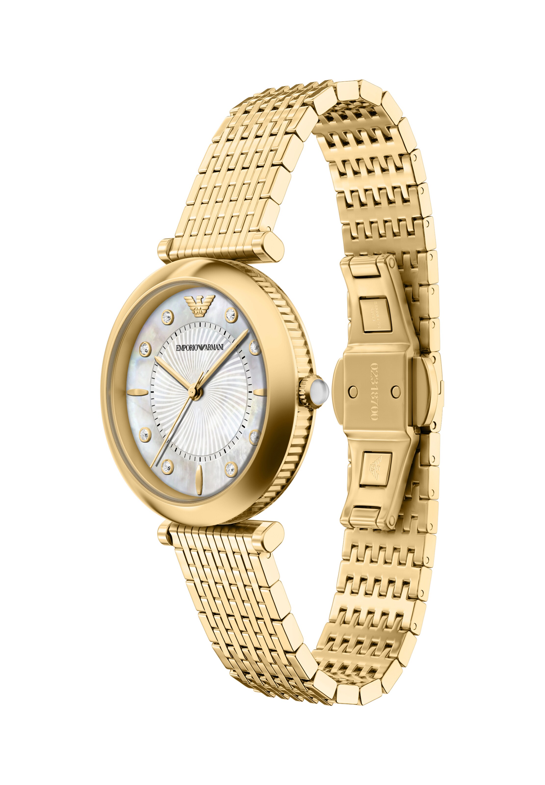 Emporio Armani Analogt ur i guld