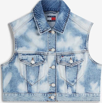 S-M dydžio Liemenė 'Dye Cropped Trucker' iš Tommy Jeans, spalva – tamsiai (džinso) mėlyna, Prekių apžvalga
