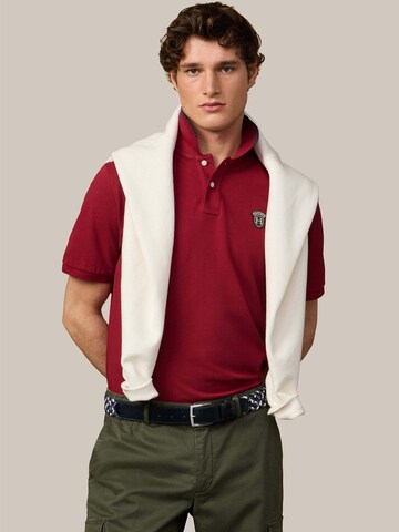 Hackett London Shirt ' HERITAGE BADGE POLO ' in Rood
