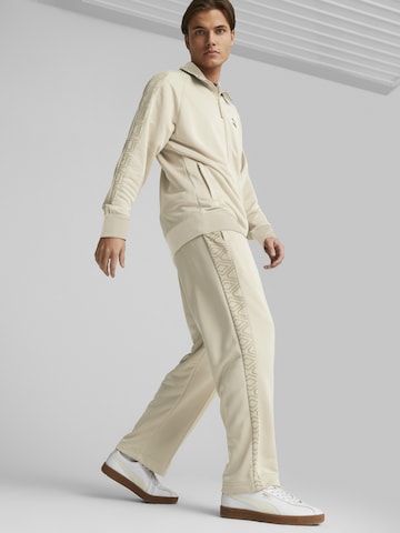 Regular Pantalon 'T7 Trend 7Etter' PUMA en beige : devant