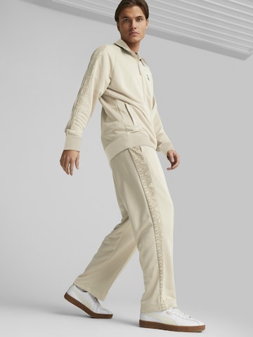 PUMA Regular Панталон 'T7 Trend 7Etter' в бежово: отпред
