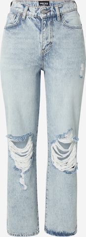 PIECES Loosefit Jeans 'Elani' i blå: forside