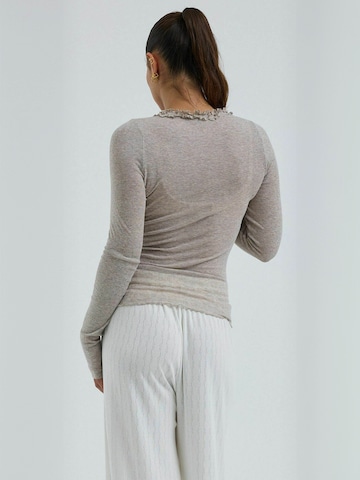 T-shirt Seamless Basic en beige