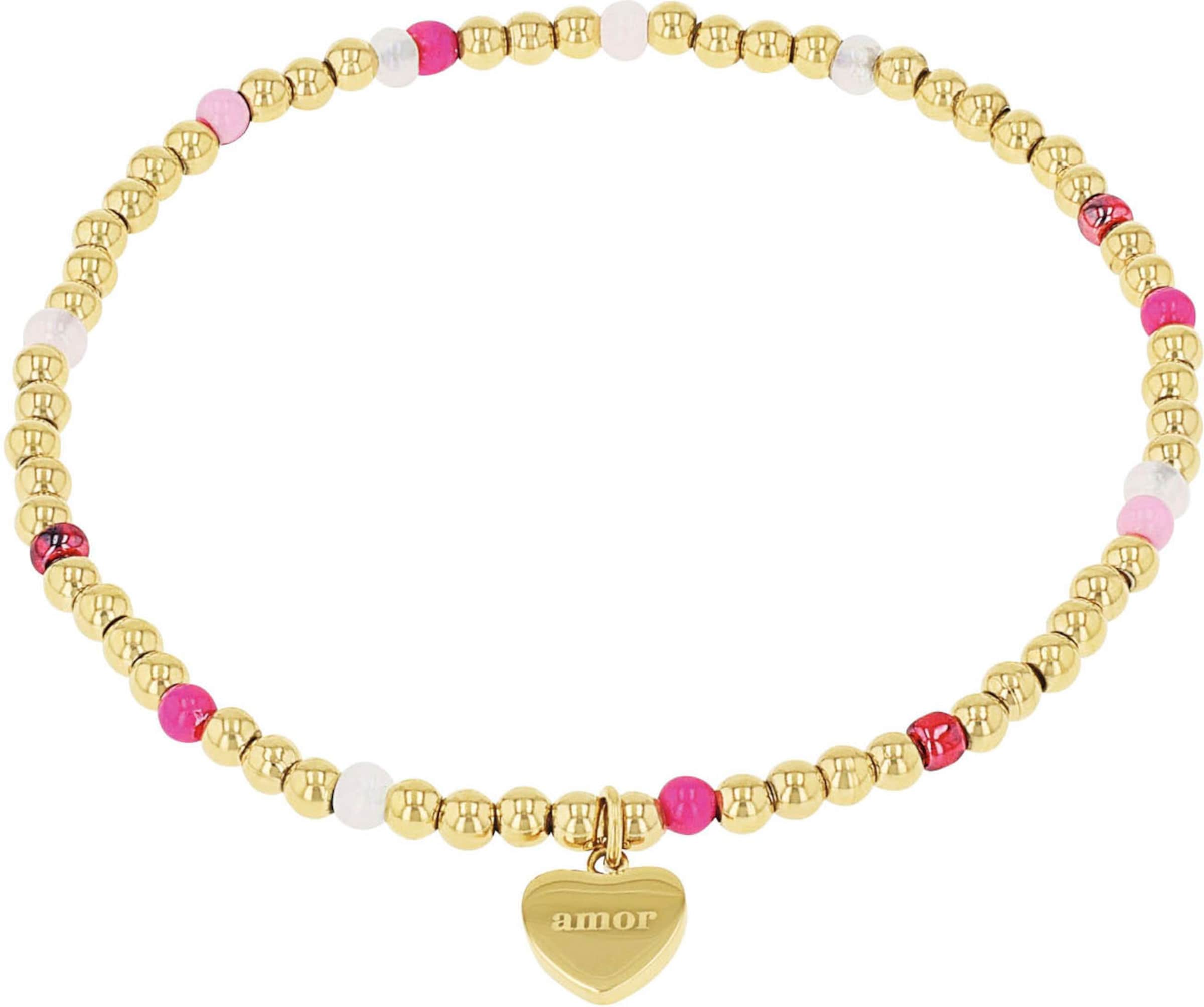 AMOR Armband in Gold: Vorderseite