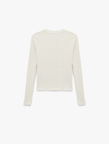 Koton Knit Cardigan in Beige