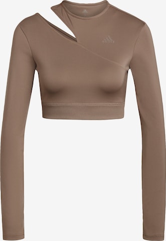 ADIDAS PERFORMANCE Performance Shirt in Brown: front