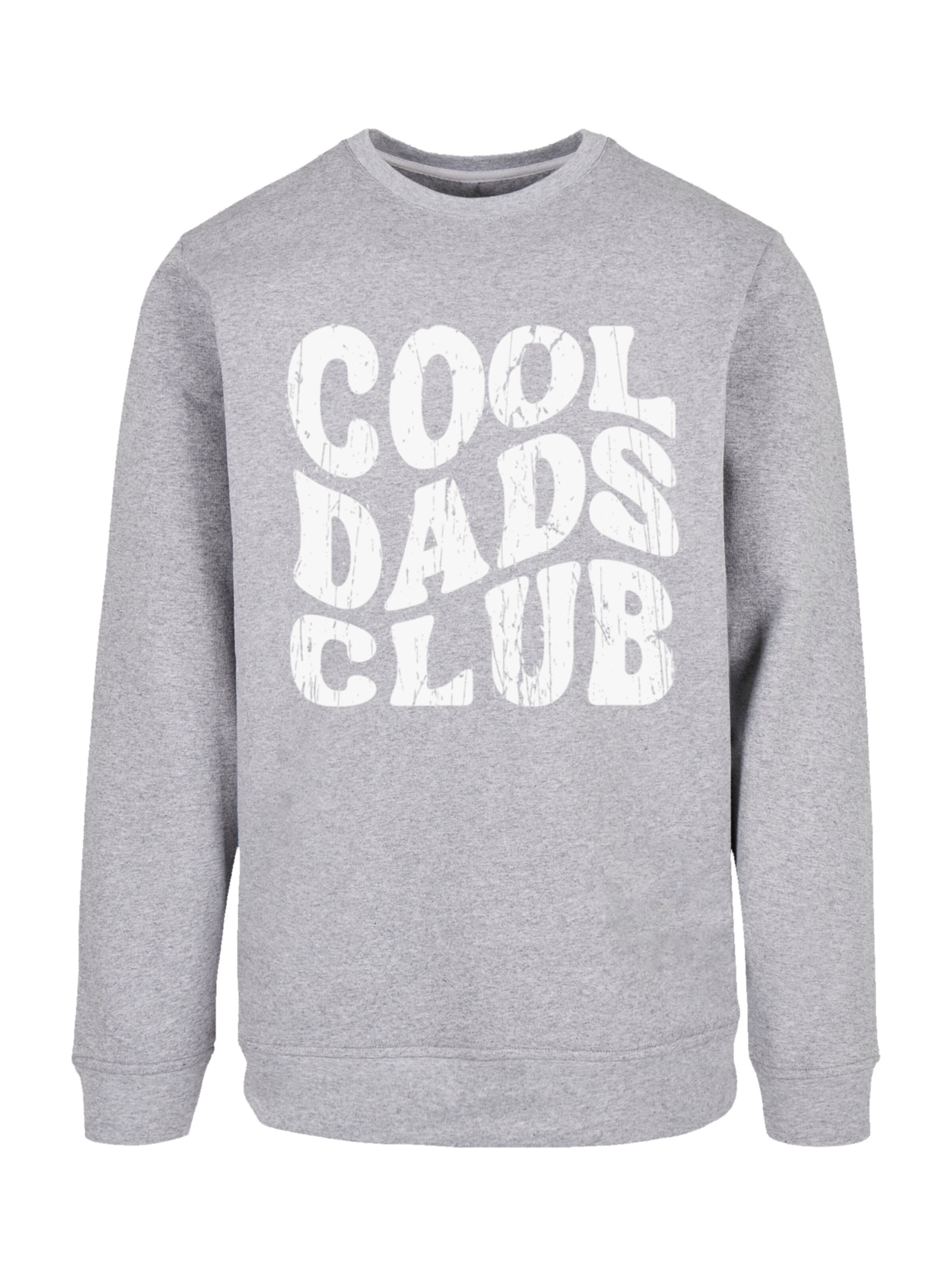 F4NT4STIC Sweatshirt 'Cool Dads Club' in Grey: front