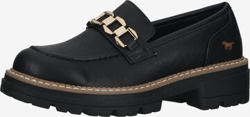 MUSTANG Classic Flats in Black: front