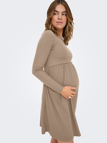 Robes en maille 'OLMMALAYA' Only Maternity en marron