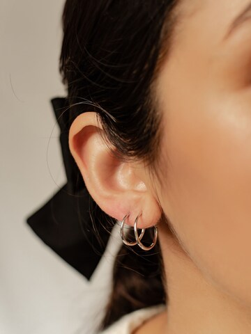 Boucles d'oreilles 'Pure Duo' Hey Happiness en argent