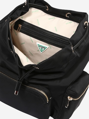 GUESS Rucksack 'ECO GEMMA BACKPACK' in Schwarz ABOUT YOU