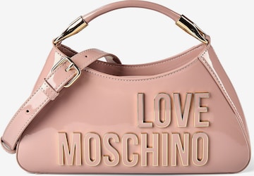 Borsa a mano di Love Moschino in rosa: frontale