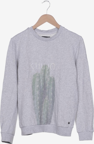 khujo Sweatshirt & Zip-Up Hoodie in L in Grey: front