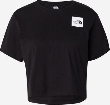 THE NORTH FACE Shirt in Zwart: voorkant