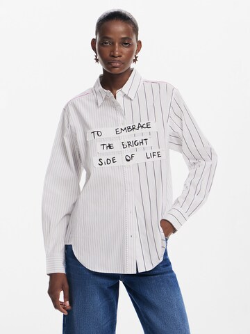 Desigual Bluse in Weiß: Vorderseite