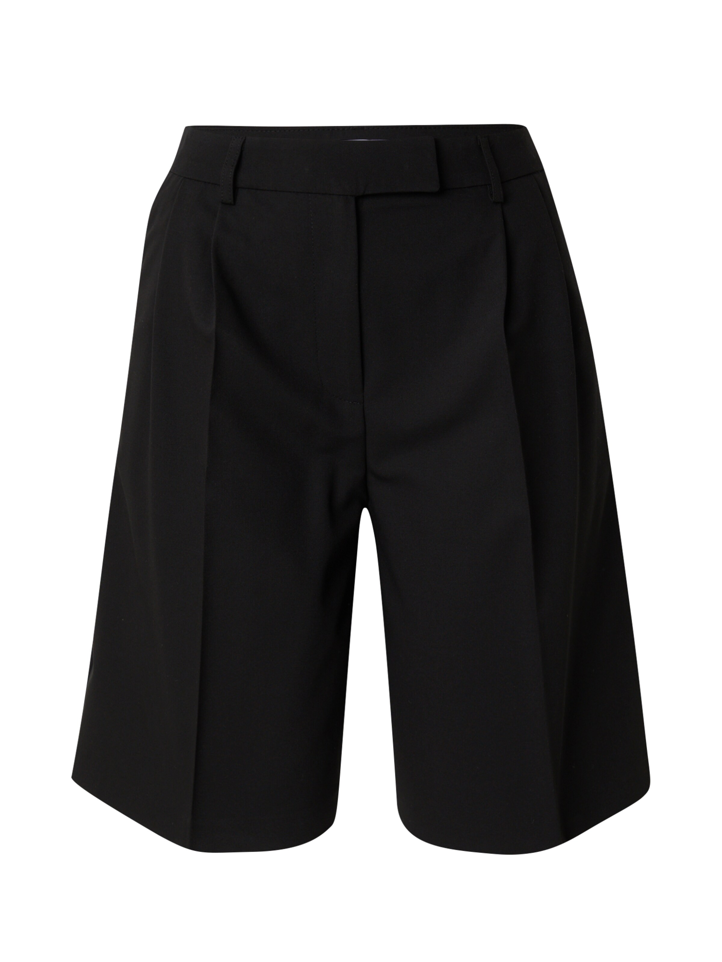 TOPSHOP Regular Shorts in Schwarz: Vorderseite