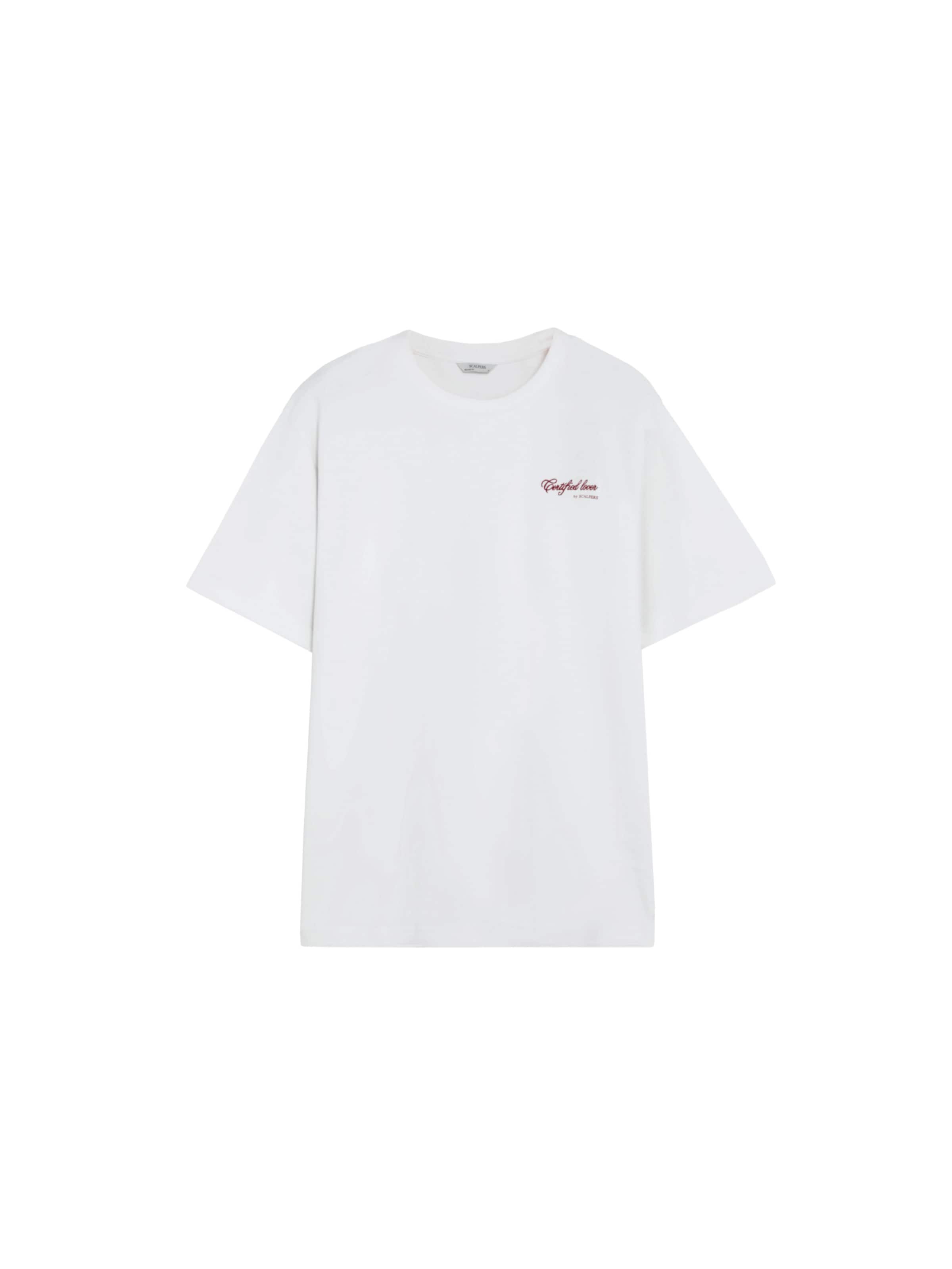 Scalpers Shirt ' ' in White: front