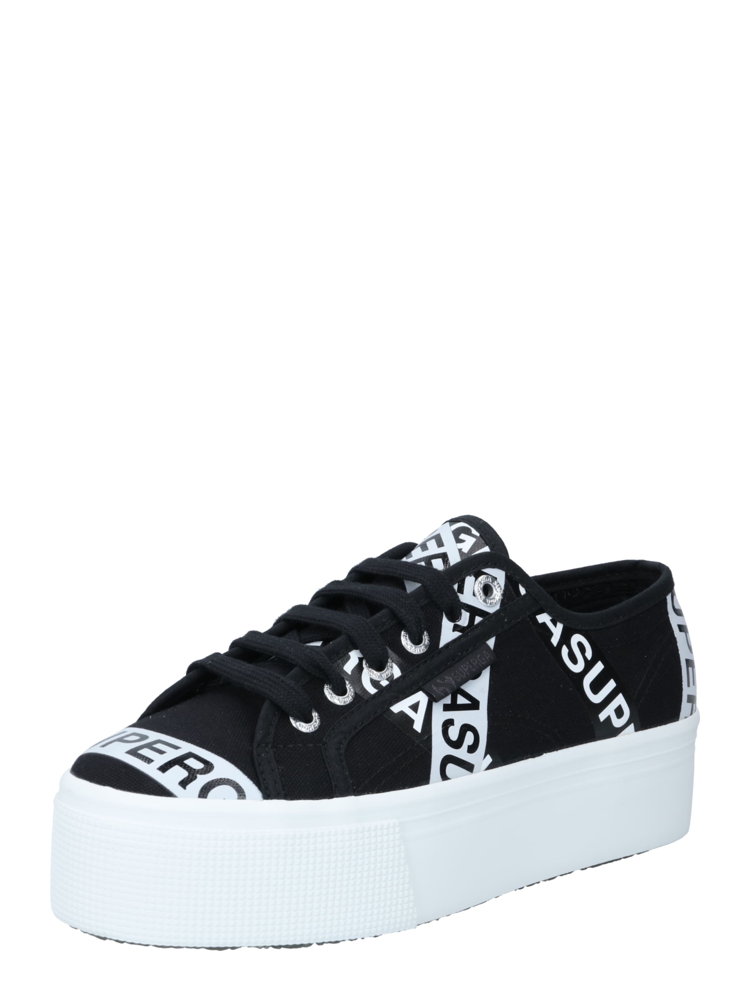 SUPERGA Platform trainers '2790' in Black: front