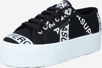 Baskets basses '2790' SUPERGA en noir : devant