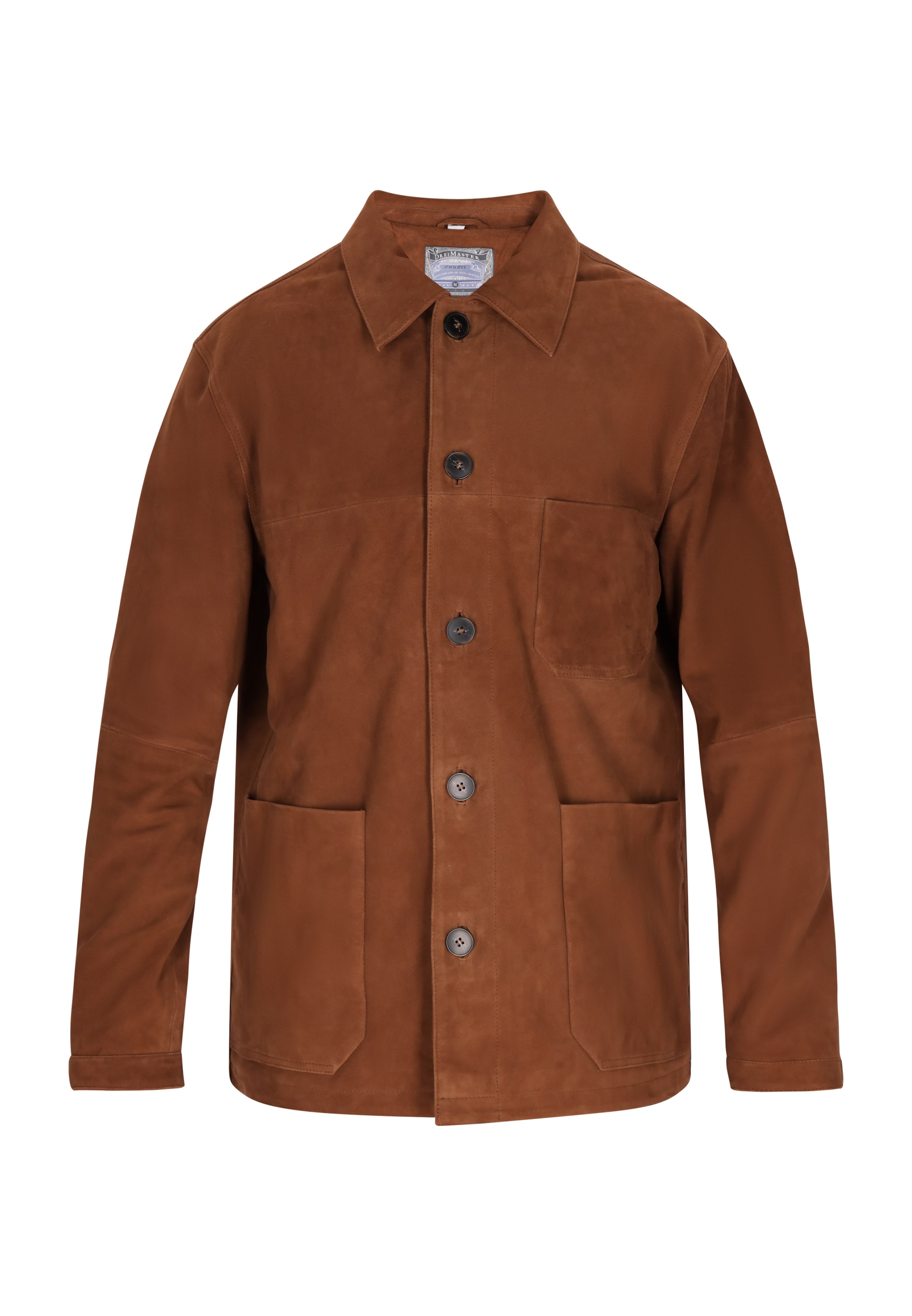 DreiMaster Vintage Φθινοπωρινό και ανοιξιάτικο μπουφάν σε καφέ: μπροστά