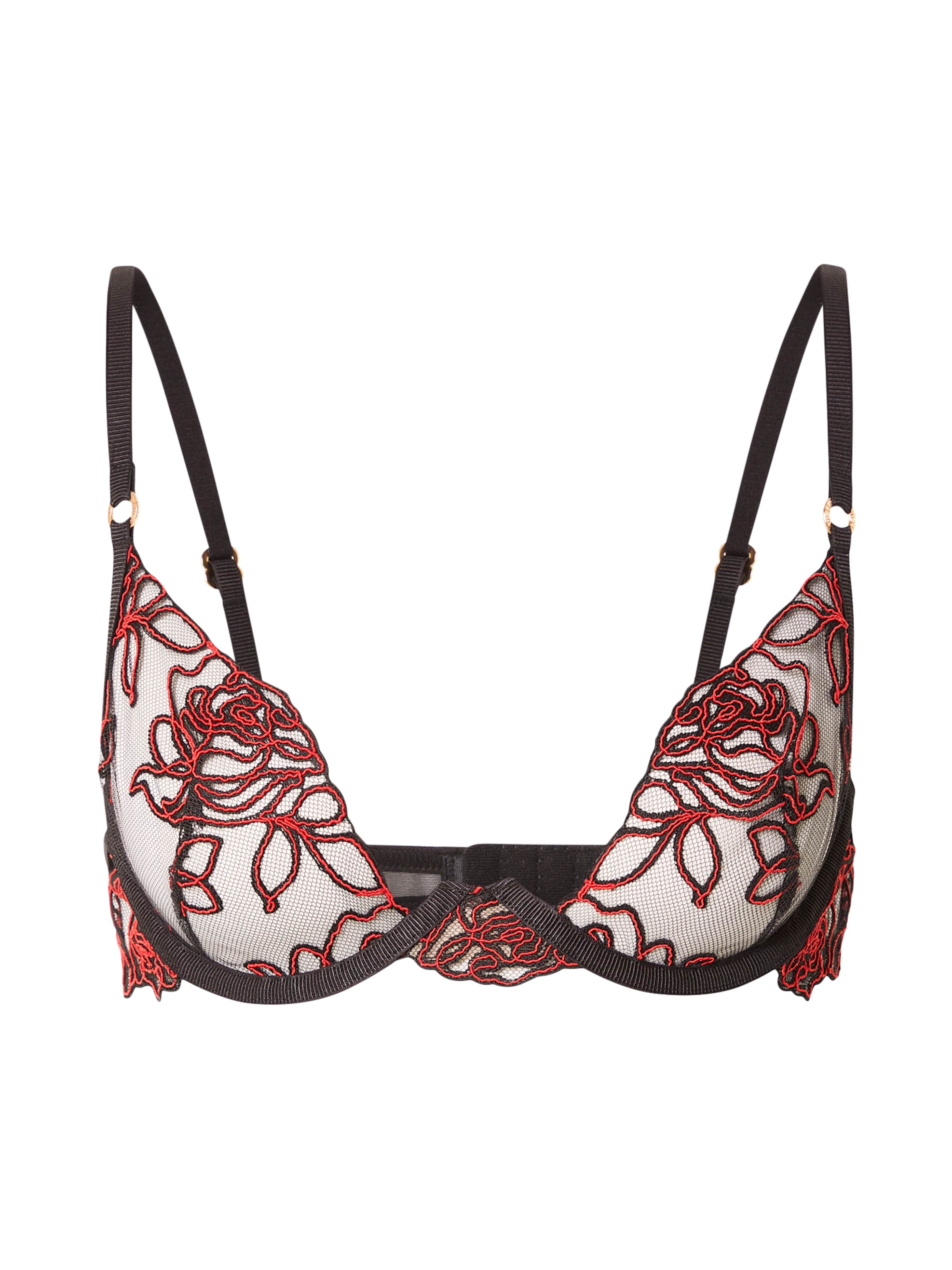 Bluebella Σουτιέν για T-Shirt Σουτιέν 'Malina' σε κόκκινο: μπροστά