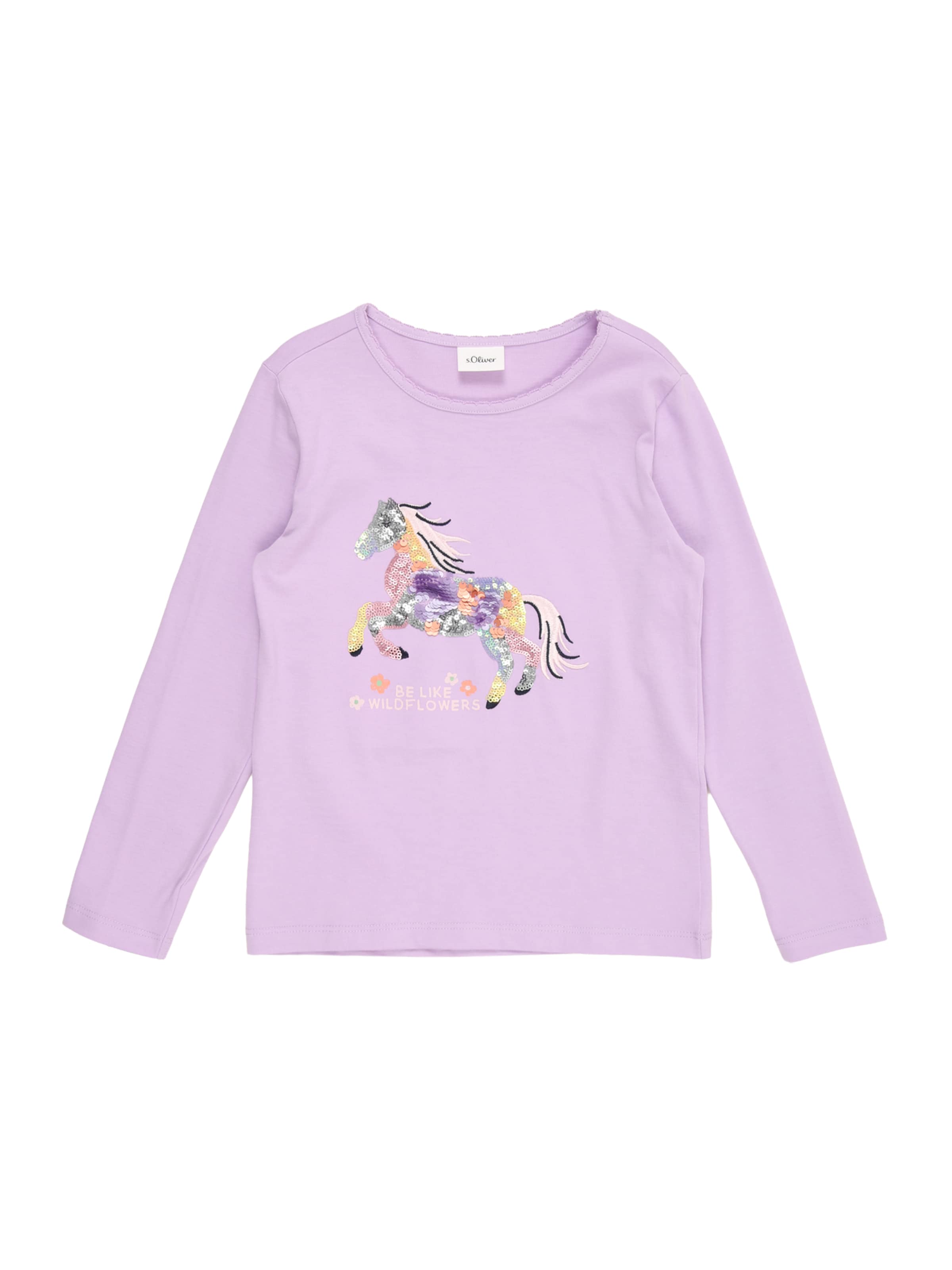 Tricou de la s.Oliver pe mov: față