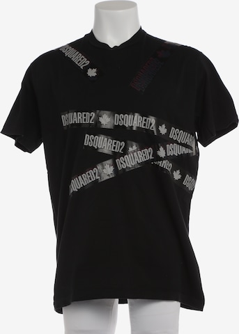 DSQUARED2 T-Shirt XL in Schwarz: Vorderseite